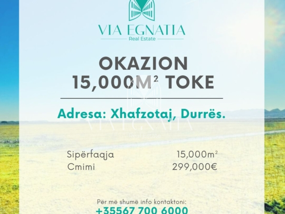 SHITET toke ne Xhafzotaj te Durresit, me cmim OKAZION💥