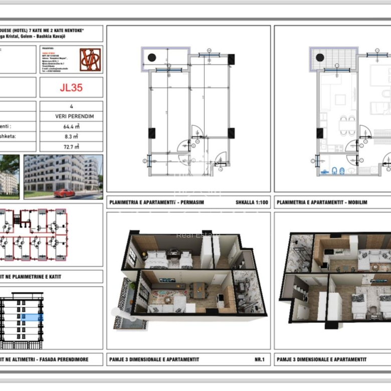 SHITET 1+1 VM RESIDENCE (MURRIZI)