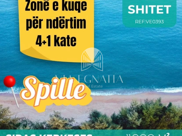 SHITET TOKË NË SPILLE NË ZONË TË KUQE PËR NDËRTIM 4+1 KATE
