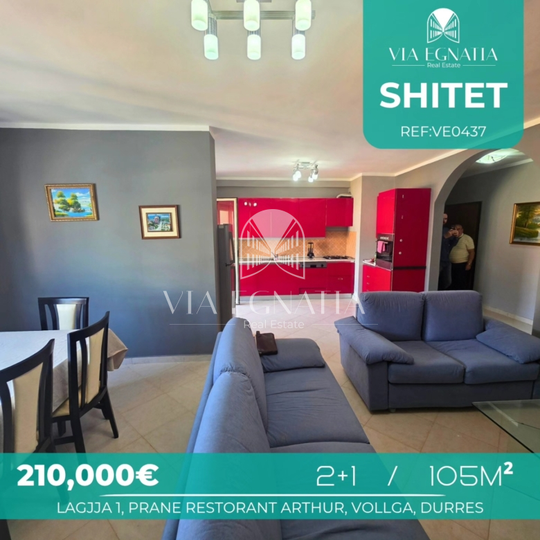SHITET 2+1 NË VOLLGA, DURRËS